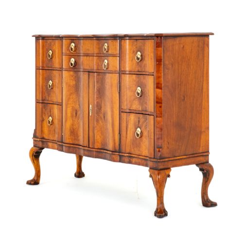 QUEEN ANNE STYLE WALNUT SIDE CABINET - ADDITIONAL PHOTO 7