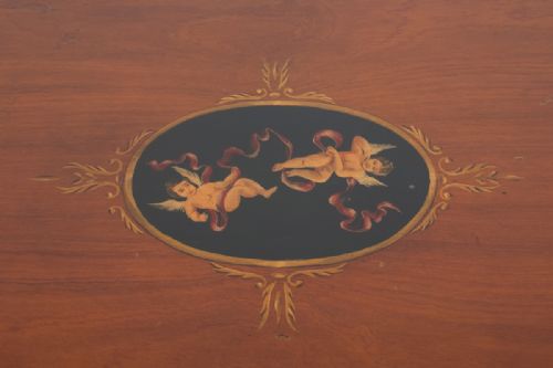 PAIR OF SHERATON REVIVAL MAHOGANY PEMBROKE TABLES - ADDITIONAL PHOTO 4