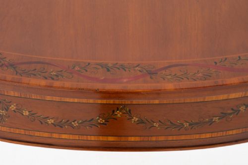 PAIR OF SHERATON REVIVAL MAHOGANY PEMBROKE TABLES - ADDITIONAL PHOTO 6