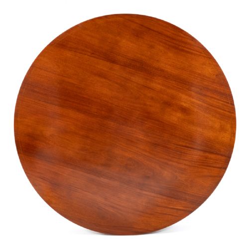 IMPRESSIVE PAIR OF MAHOGANY CIRCULAR DINING TABLES - ADDITIONAL PHOTO 1