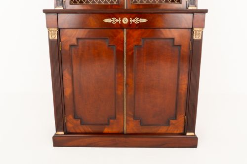SUPERB REGENCY MAHOGANY BOOKCASE - ADDITIONAL PHOTO 2