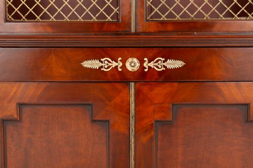 SUPERB REGENCY MAHOGANY BOOKCASE - ADDITIONAL PHOTO 3