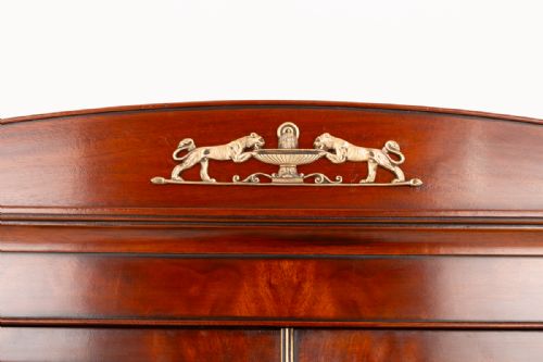 SUPERB REGENCY MAHOGANY BOOKCASE - ADDITIONAL PHOTO 4