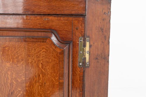 GEORGIAN OAK CORNER CUPBOARD - ADDITIONAL PHOTO 4