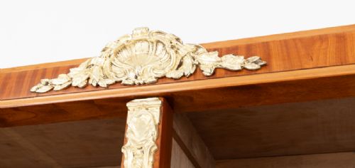 WONDERFUL FRENCH SATINWOOD OPEN BOOKCASE - ADDITIONAL PHOTO 2