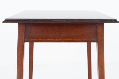 MAHOGANY SHERATON REVIVAL OCCASIONAL TABLE - ADDITIONAL PHOTO 2