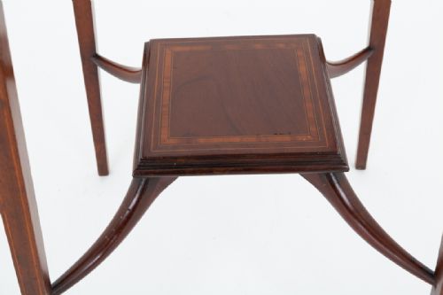 MAHOGANY SHERATON REVIVAL OCCASIONAL TABLE - ADDITIONAL PHOTO 5