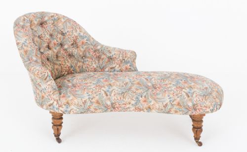 WILLIAM IV UPHOLSTERED CHAISE LONGUE - ADDITIONAL PHOTO 3