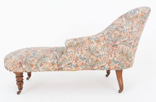 WILLIAM IV UPHOLSTERED CHAISE LONGUE - ADDITIONAL PHOTO 5