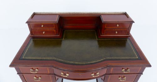 SHERATON REVIVAL MAHOGANY WRITING DESK - ADDITIONAL PHOTO 4