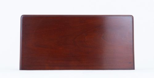 VICTORIAN MAHOGANY 2 DRAWER SIDE TABLE - ADDITIONAL PHOTO 4