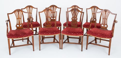 SET OF 8 MAHOGANY CHIPPENDALE STYLE DINING CHAIRS - ADDITIONAL PHOTO 5