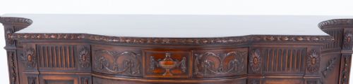 IMPRESSIVE ADAMS STYLE MAHOGANY SIDE CABINET - ADDITIONAL PHOTO 2