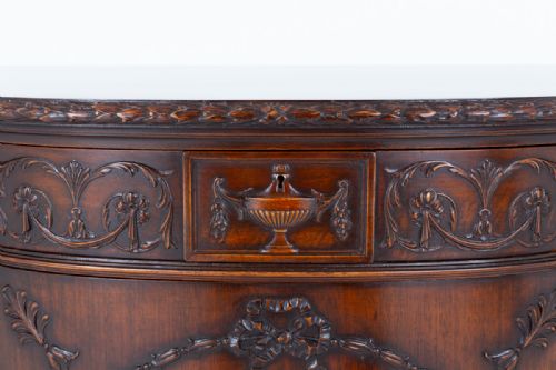 IMPRESSIVE ADAMS STYLE MAHOGANY SIDE CABINET - ADDITIONAL PHOTO 3