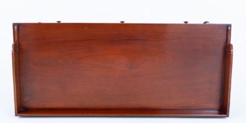 REGENCY MAHOGANY TRAY TOP SIDE TABLE - ADDITIONAL PHOTO 6