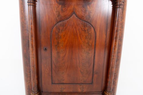 MAHOGANY BIEDERMEIER CORNER CABINET - ADDITIONAL PHOTO 6