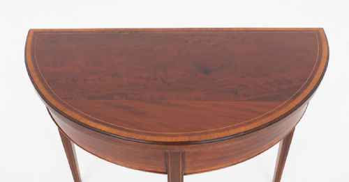 GEORGIAN REVIVAL MAHOGANY CARD TABLE - ADDITIONAL PHOTO 1