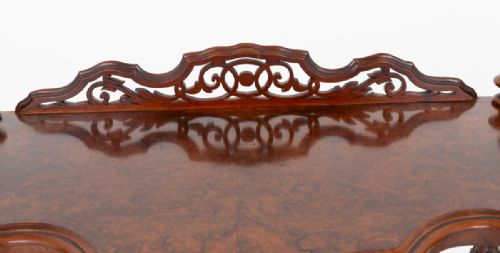 EXCELLENT QUALITY VICTORIAN BURR WALNUT WHATNOT - ADDITIONAL PHOTO 2