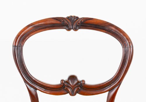 SET OF 6 VICTORIAN ROSEWOOD DINING CHAIRS - ADDITIONAL PHOTO 4