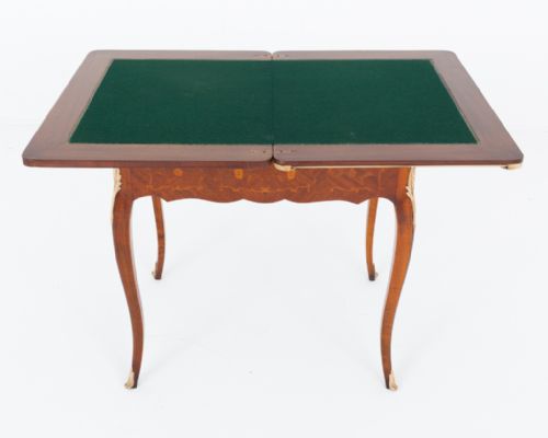 FRENCH MAHOGANY GAMES TABLE - ADDITIONAL PHOTO 6