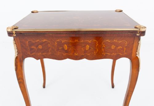 FRENCH MAHOGANY GAMES TABLE - ADDITIONAL PHOTO 8