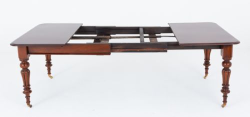 WILLIAM IV MAHOGANY SEAT EXTENDING DINING TABLE - ADDITIONAL PHOTO 2