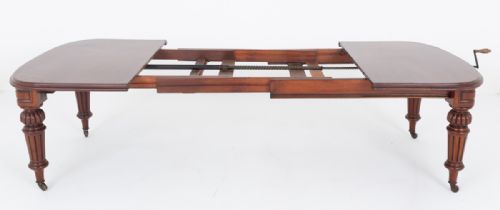 VICTORIAN MAHOGANY EXTENDING DINING TABLE - ADDITIONAL PHOTO 4