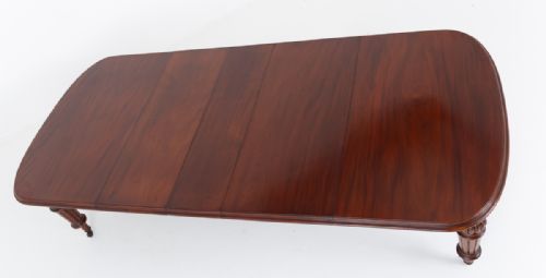 VICTORIAN MAHOGANY EXTENDING DINING TABLE - ADDITIONAL PHOTO 6