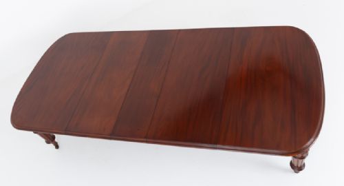 VICTORIAN MAHOGANY EXTENDING DINING TABLE - ADDITIONAL PHOTO 7