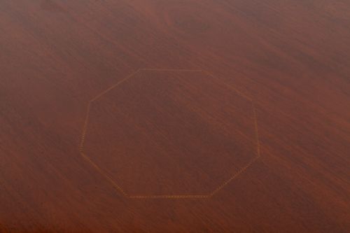 LARGE VICTORIAN MAHOGANY OCTAGONAL CENTRE TABLE - ADDITIONAL PHOTO 2
