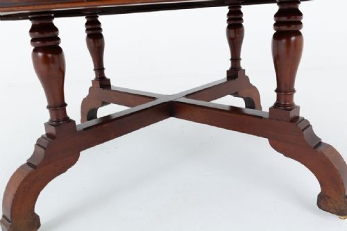 LARGE VICTORIAN MAHOGANY OCTAGONAL CENTRE TABLE - ADDITIONAL PHOTO 4