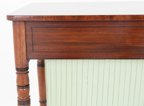REGENCY MAHOGANY SEWING TABLE - ADDITIONAL PHOTO 6