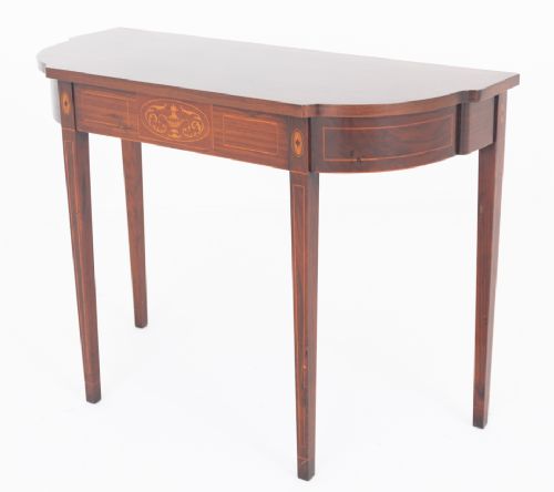 GEORGIAN STYLE MAHOGANY CONSOLE TABLE
