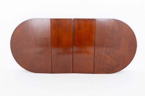 REGENCY STYLE MAHOGANY 2 PEDESTAL DINING TABLE - ADDITIONAL PHOTO 10