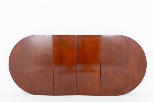 REGENCY STYLE MAHOGANY 2 PEDESTAL DINING TABLE - ADDITIONAL PHOTO 11