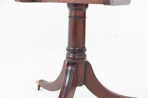 REGENCY STYLE MAHOGANY 2 PEDESTAL DINING TABLE - ADDITIONAL PHOTO 15