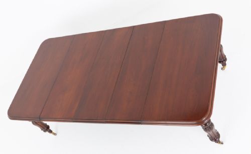 WILLIAM IV MAHOGANY 3 LEAF EXTENDING DINING TABLE - ADDITIONAL PHOTO 7