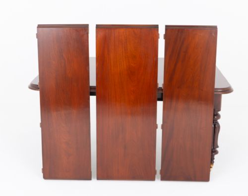 WILLIAM IV MAHOGANY 3 LEAF EXTENDING DINING TABLE - ADDITIONAL PHOTO 10