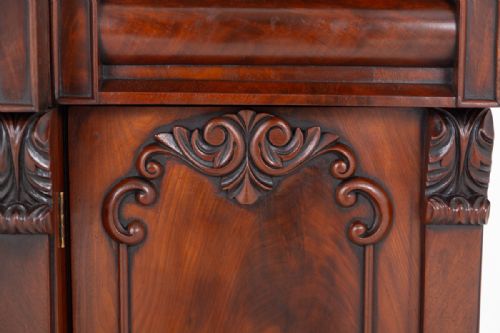 VICTORIAN MAHOGANY BREAKFRONT SIDEBOARD - ADDITIONAL PHOTO 3