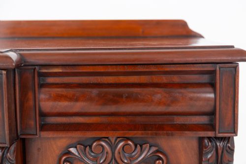 VICTORIAN MAHOGANY BREAKFRONT SIDEBOARD - ADDITIONAL PHOTO 5
