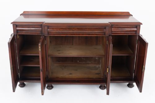VICTORIAN MAHOGANY BREAKFRONT SIDEBOARD - ADDITIONAL PHOTO 6