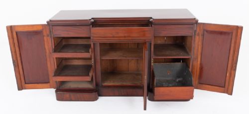 VICTORIAN MAHOGANY 3 DOOR SIDEBOARD - ADDITIONAL PHOTO 1