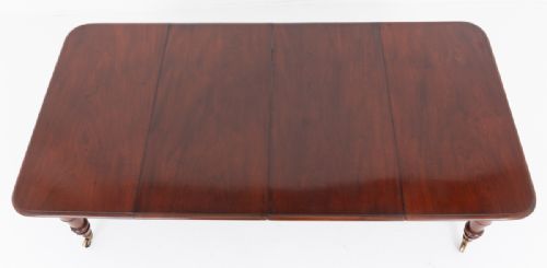 WILLIAM IV MAHOGANY 2 LEAF EXTENDING DINING TABLE - ADDITIONAL PHOTO 5