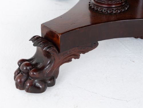 IMPRESSIVE MAHOGANY SPLIT BASE DINING TABLE - ADDITIONAL PHOTO 1