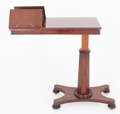 VICTORIAN MAHOGANY READING TABLE