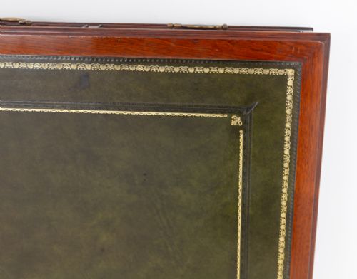 GEORGIAN REVIVAL MAHOGANY PARTNERS DESK - ADDITIONAL PHOTO 8