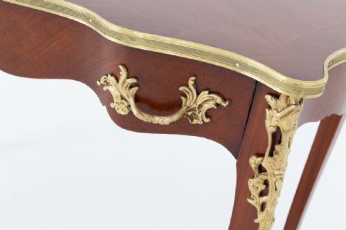 FRENCH MAHOGANY SIDE TABLE - ADDITIONAL PHOTO 3