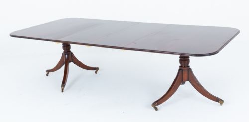 MAHOGANY REGENCY REVIVAL DINING TABLE - ADDITIONAL PHOTO 7