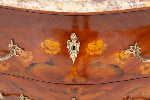 FRENCH WALNUT COMMODE - ADDITIONAL PHOTO 2