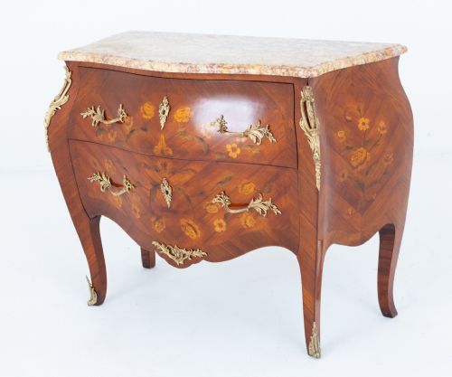 FRENCH WALNUT COMMODE